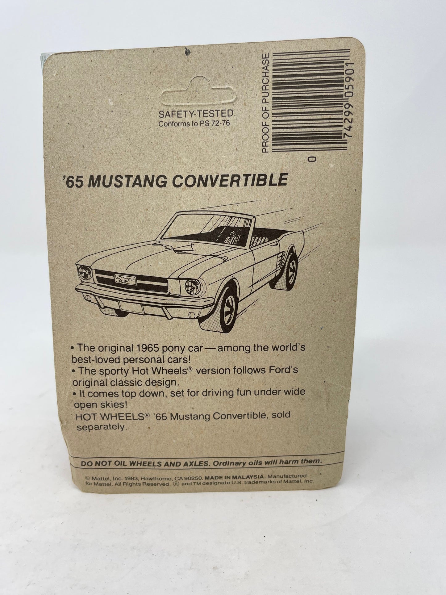 HOT WHEELS - THE HOT ONES - BLOWN CAMARO Z-28 - UNPUNCHED - 1983 MATTEL