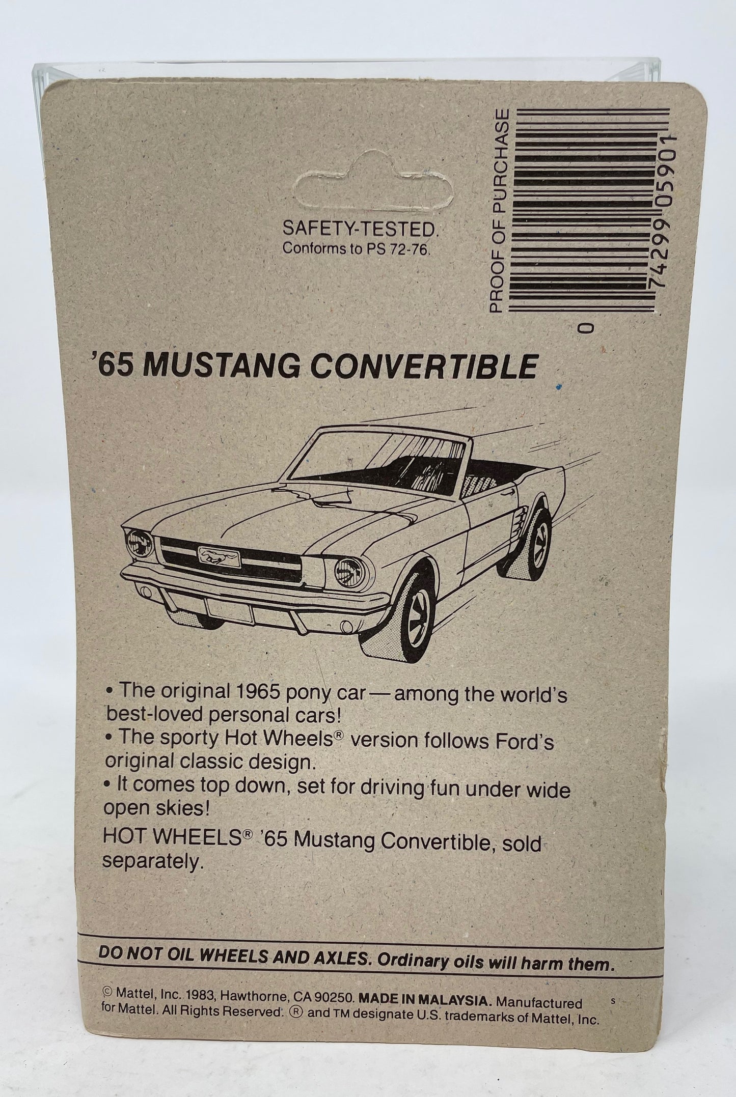 HOT WHEELS - THE HOT ONES - NISSAN 300ZX - UNPUNCHED - 1983 MATTEL