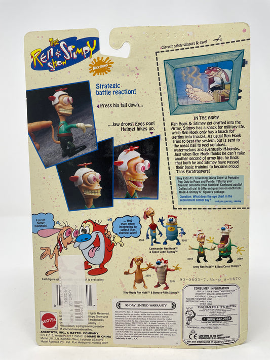 ARMY REN HOEK WITH BUY EYED ACTION - 1993 ARCO MATTEL - (1 OF 8)