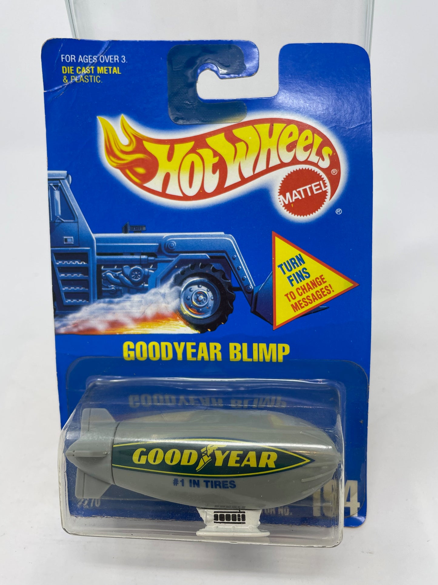 HOT WHEELS - GOODYEAR BLIMP - COLLECTOR NO. 194 - 1991 MATTEL