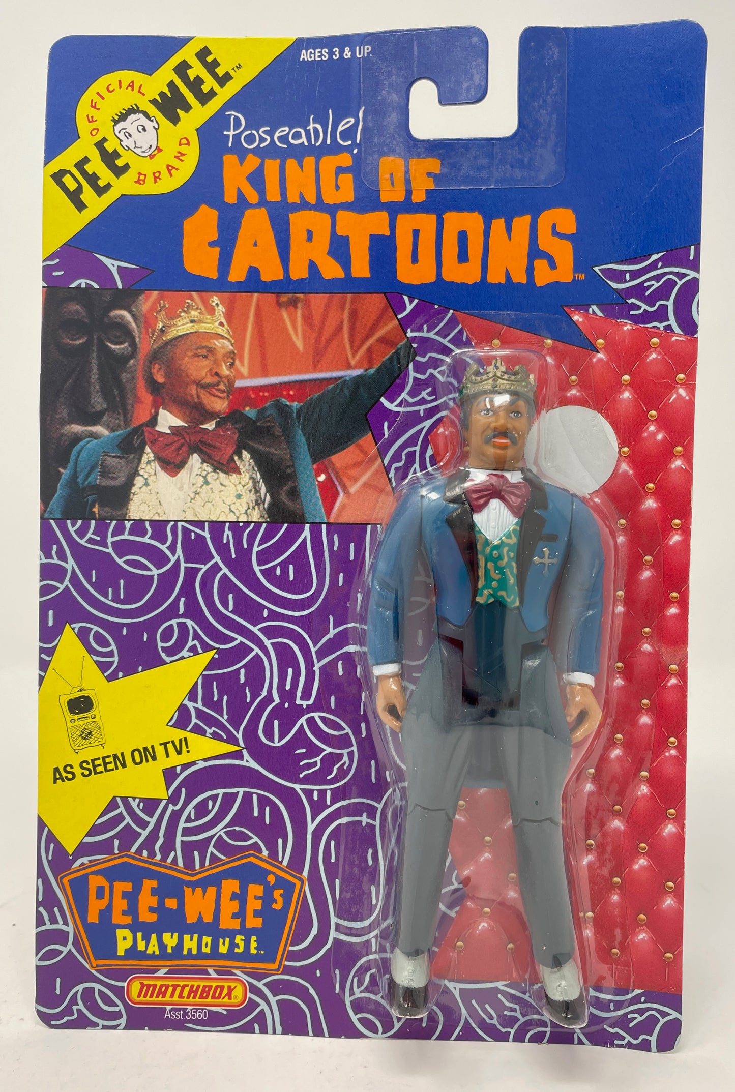 THE KING OF CARTOONS - PEE WEE'S PLAYHOUSE - 1988 MATCHBOX (2 OF 2)