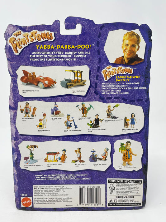 LAWN MOWIN' BARNEY - THE FLINTSTONES - MATTEL