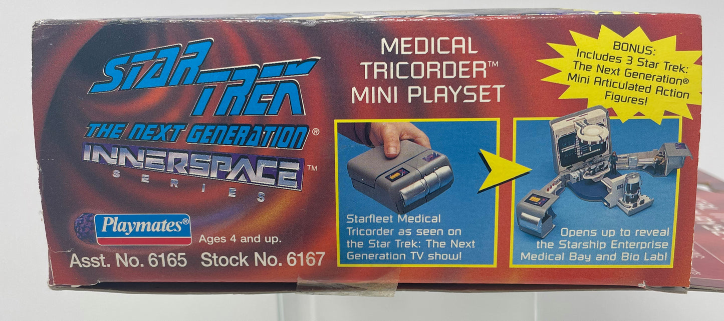 MEDICAL TRICORDER MINI PLAYSET - STAR TREK THE NEXT GENERATION INNERSPACE SERIES - 1995 PLAYMATES