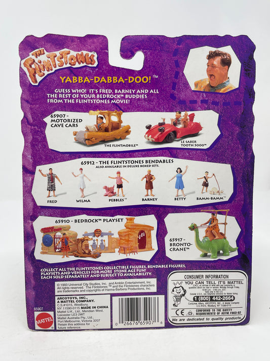 MOTORIZED CAVE CARS - THE FLINTSTONES - 1993 MATTEL