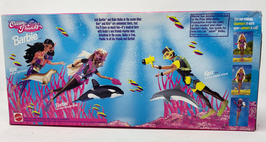 OCEAN FRIENDS BARBIE WITH BABY KEIKO THE WHALE - 1996 MATTEL