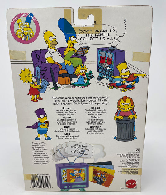 SOFA AND BOOB TUBE - THE SIMPSONS - 1990 MATTEL