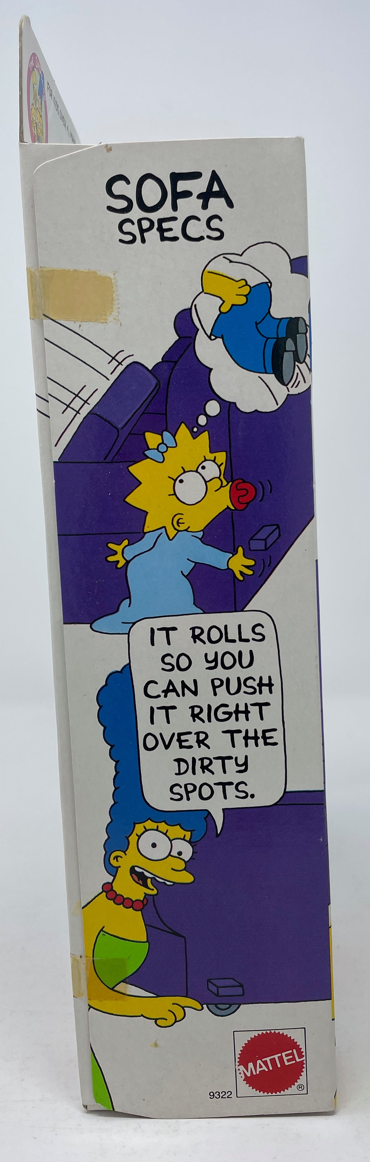 SOFA AND BOOB TUBE - THE SIMPSONS - 1990 MATTEL