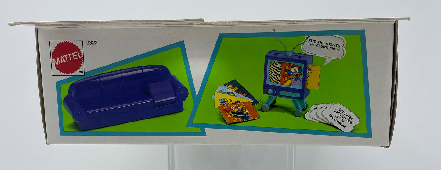 SOFA AND BOOB TUBE - THE SIMPSONS - 1990 MATTEL