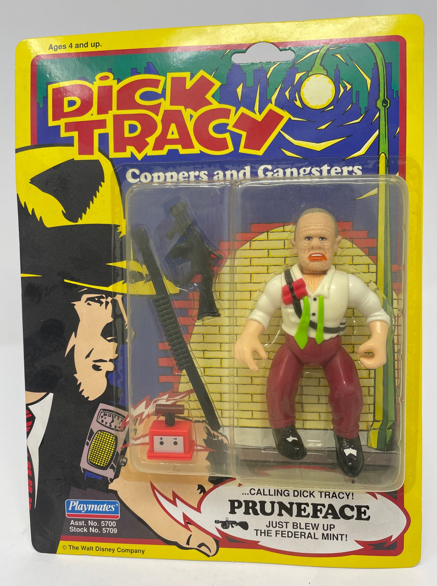 PRUNEFACE FIGURE (2 OF 2) - DICK TRACY - 1990 PLAYMATES