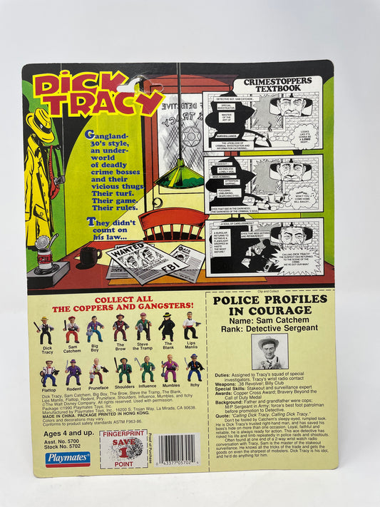 SAM CATCHEM FIGURE - DICK TRACY - 1990 PLAYMATES