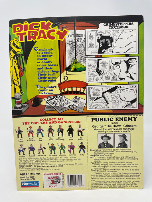 THE BROW FIGURE - DICK TRACY - 1990 PLAYMATES - UNPUNCHED