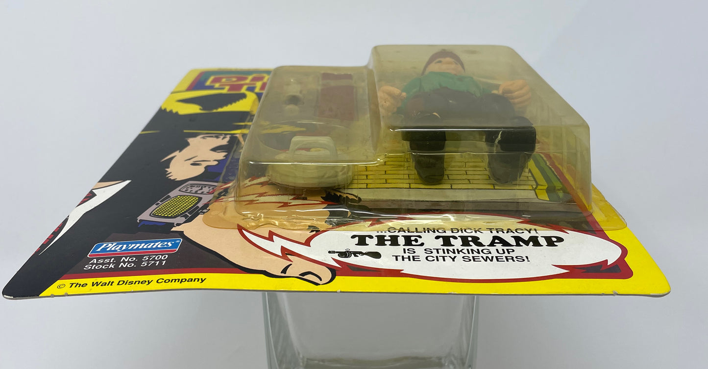 THE TRAMP FIGURE (1 OF 2) - DICK TRACY -1990 PLAYMATES - UNPUNCHED