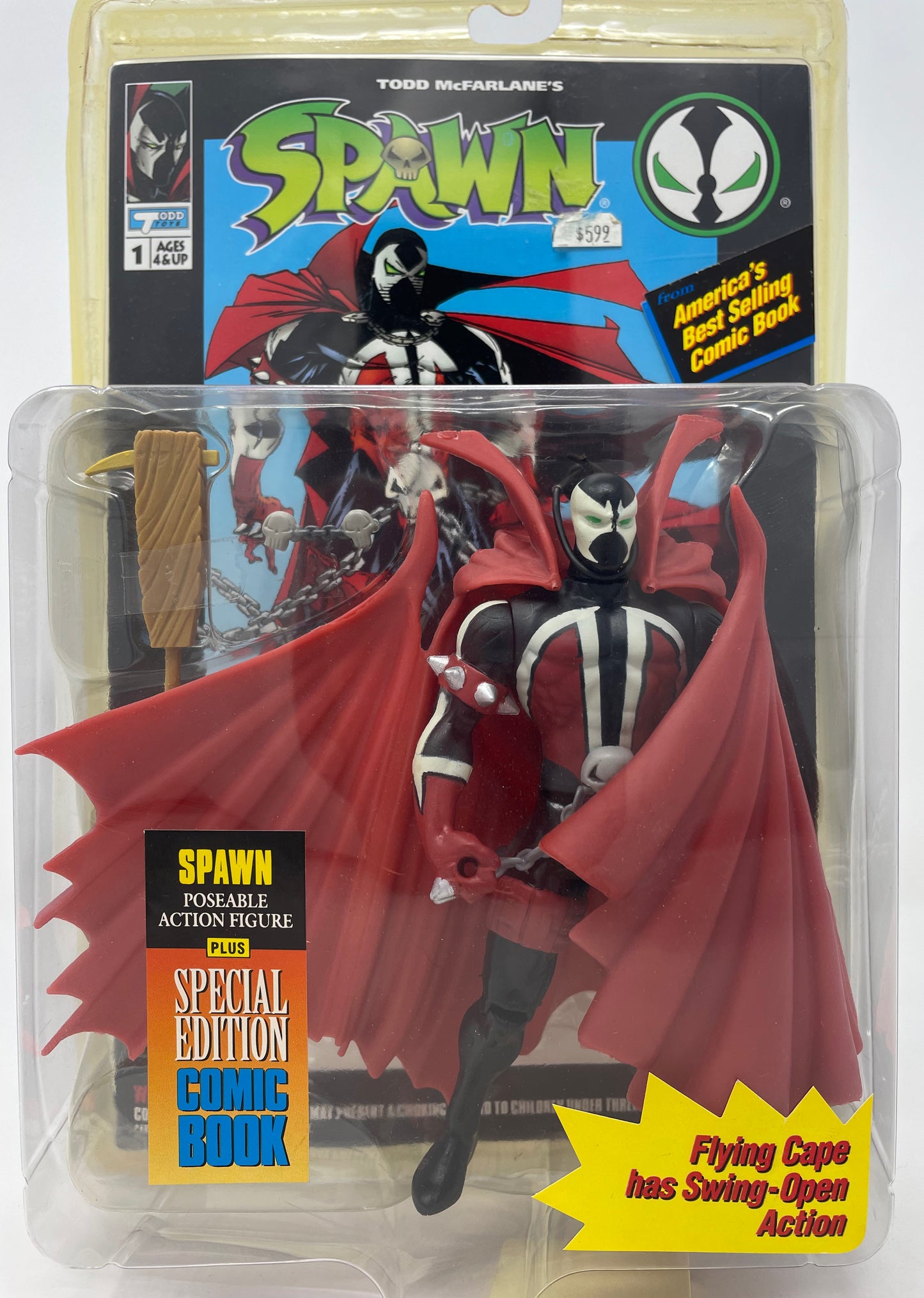 TODD'S MCFARLANE'S SPAWN FIGURE NO. 1 - 1994 TODD TOYS