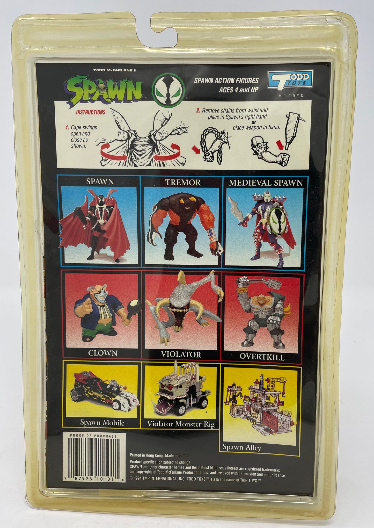 TODD'S MCFARLANE'S SPAWN FIGURE NO. 1 - 1994 TODD TOYS