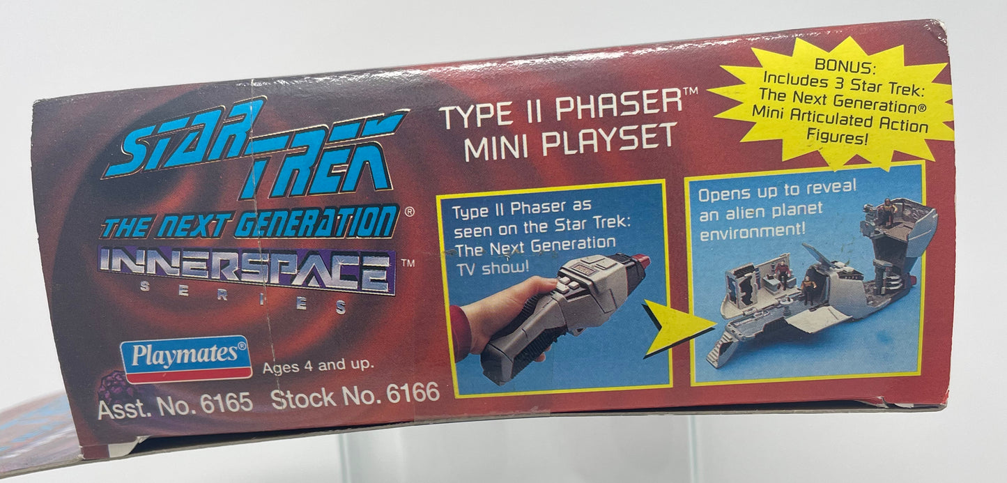 TYPE II PHASER MINI PLAYSET - STAR TREK THE NEXT GENERATION INNERSPACE SERIES - 1995 - PLAYMATES