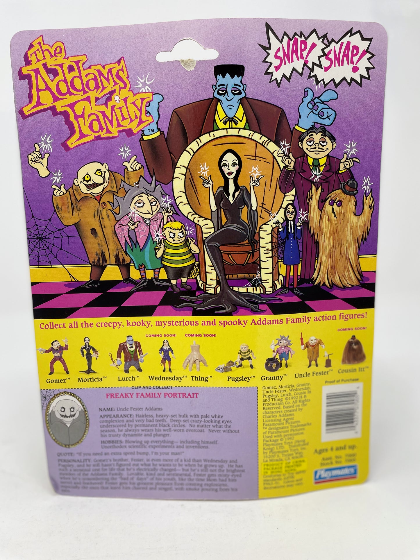 UNCLE FESTER - THE ADDAMS FAMILY - 1992 PLAYMATES