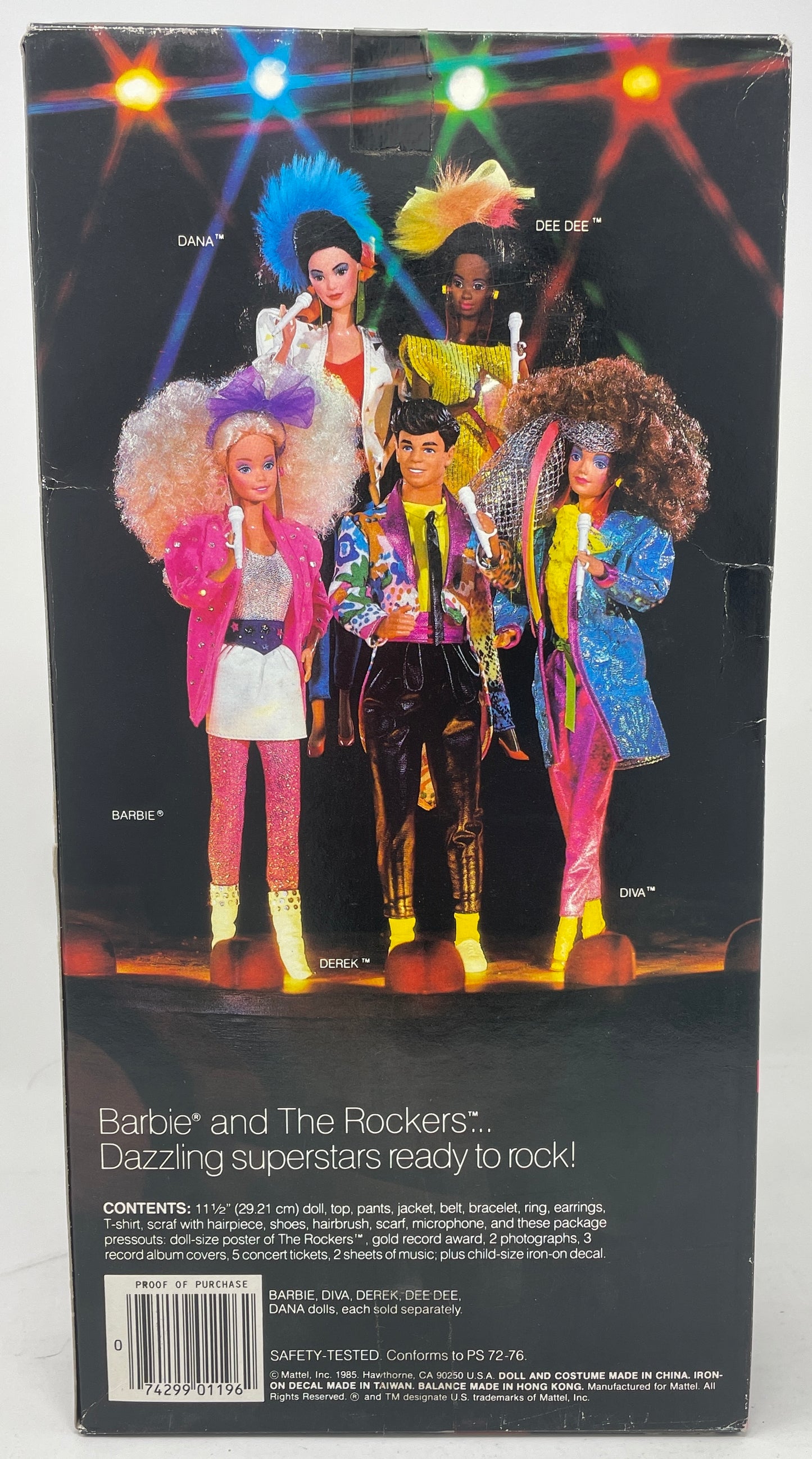 BARBIE AND THE ROCKERS - DANA - #1196 - MATTEL 1985