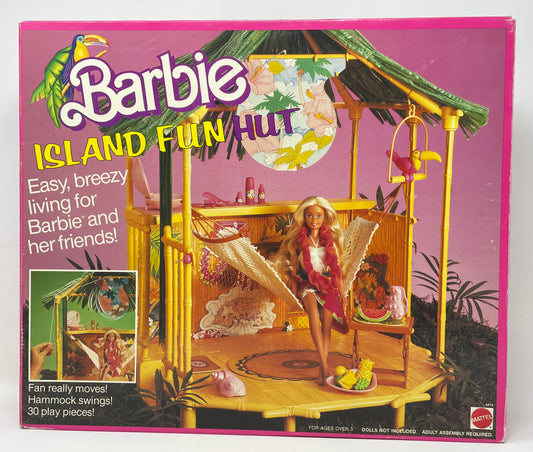 BARBIE ISLAND FUN HUT - #4414 - MATTEL 1987