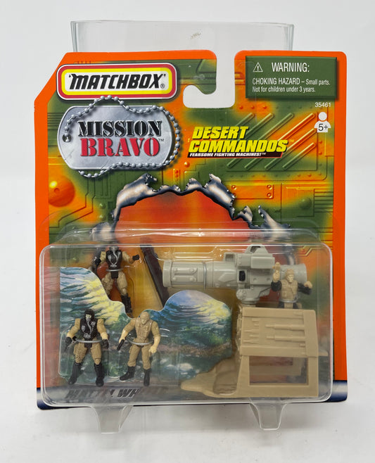 MATCHBOX - MISSION BRAVO - DESERT COMMANDOS  - #35461 - MATTEL 1998