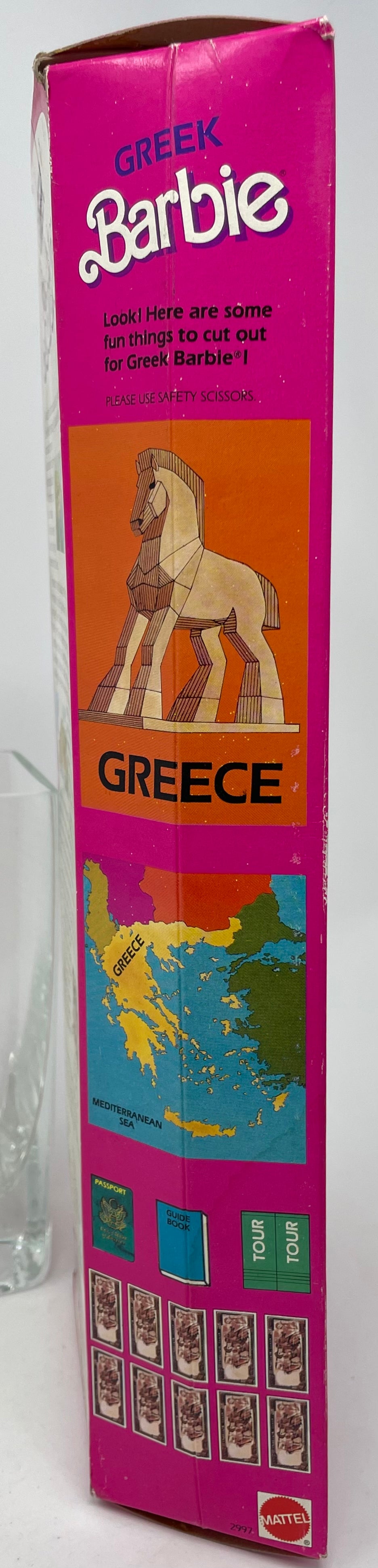GREEK BARBIE - DOLLS OF THE WORLD COLLECTION - #2997 - MATTEL 1985