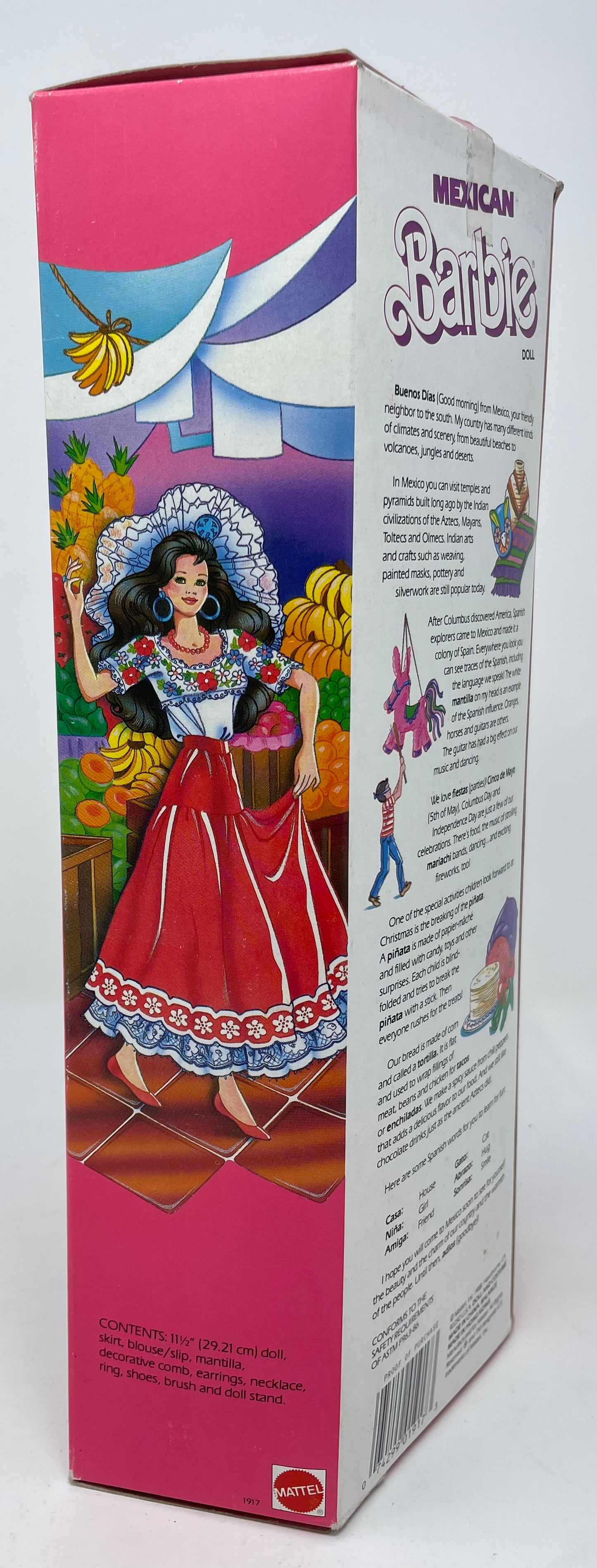 MEXICAN BARBIE - DOLLS OF THE WORLD - #1917 - MATTEL 1988