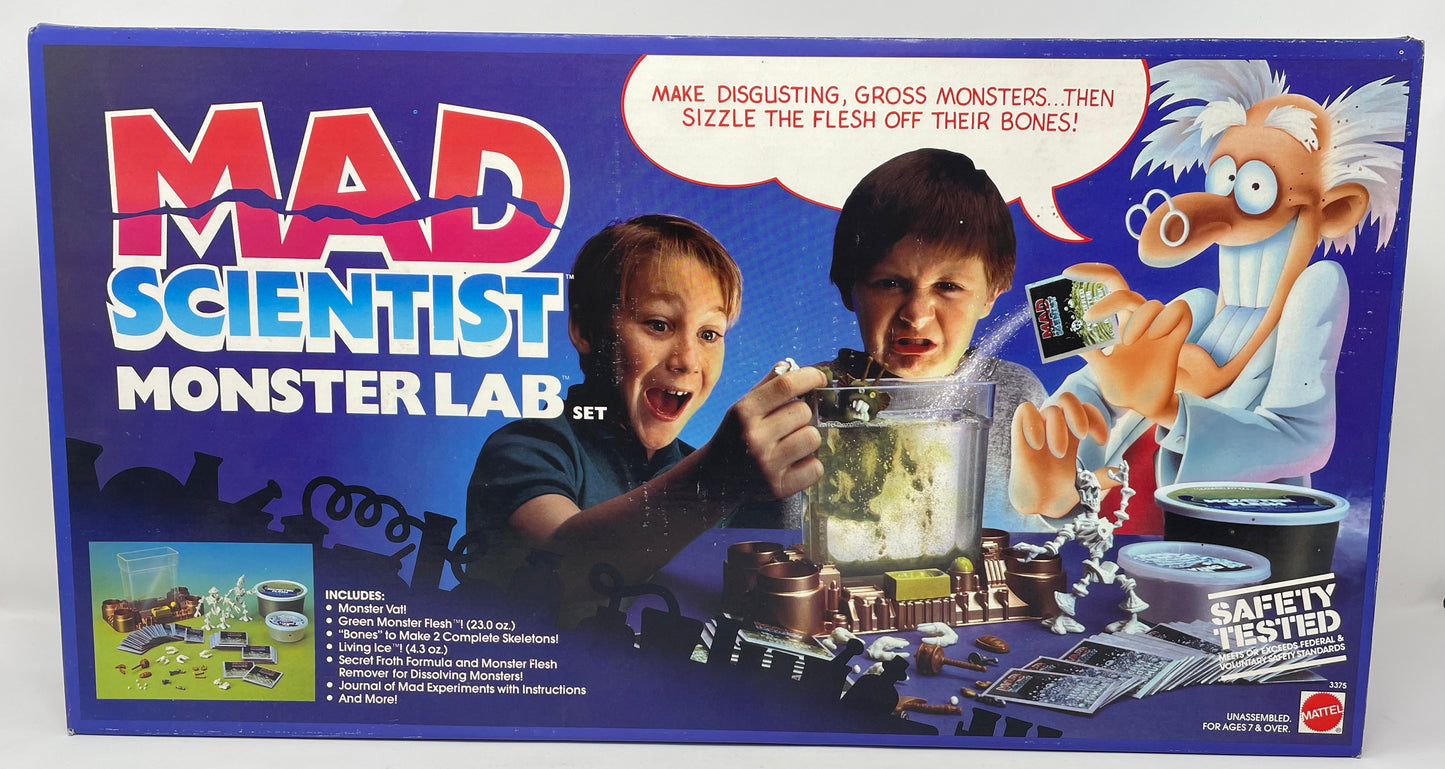 MAD SCIENTIST  - MONSTER LAB SET- #3375 - MATTEL 1987
