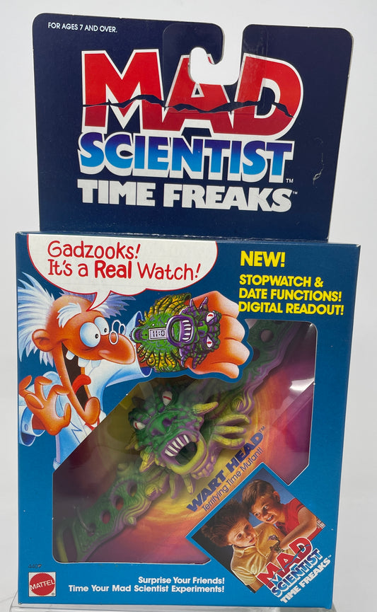 MAD SCIENTIST - TIME FREAKS - WART HEAD - #4409 - MATTEL 1987