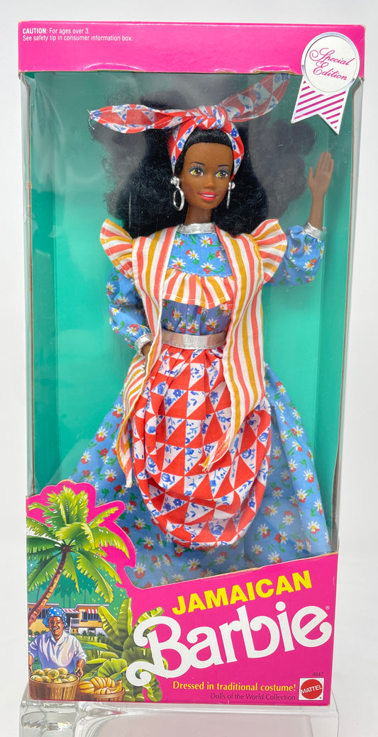 JAMAICAN BARBIE - DOLLS OF THE WORLD COLLECTION - SPECIAL EDITION #4647 MATTEL 1991