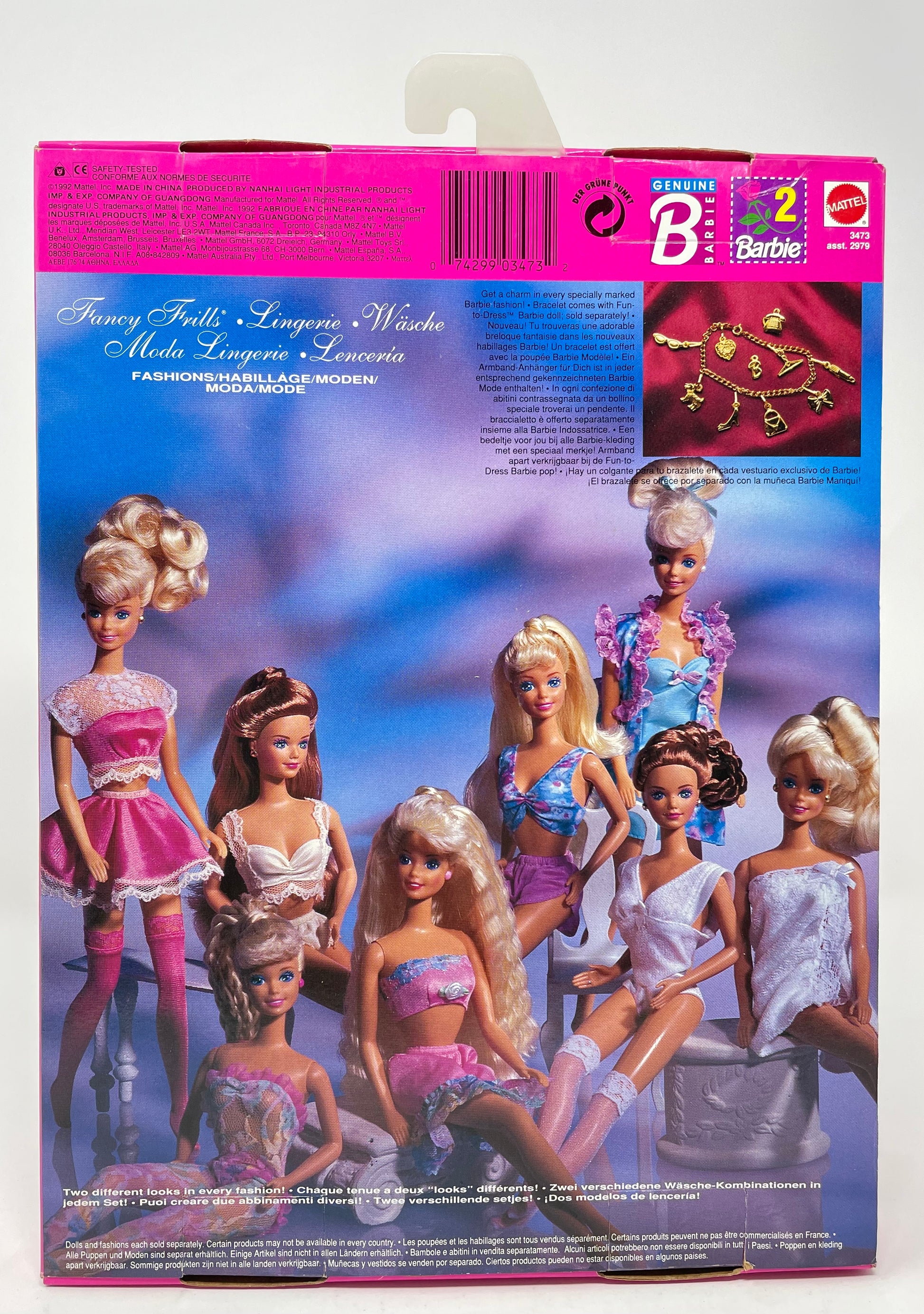 FANCY FRILLS LINGERIE INTERNATIONAL VERSION (BOXED) - BARBIE - #3473 - –  Mr. Joe's Really Big Toys & Collectibles