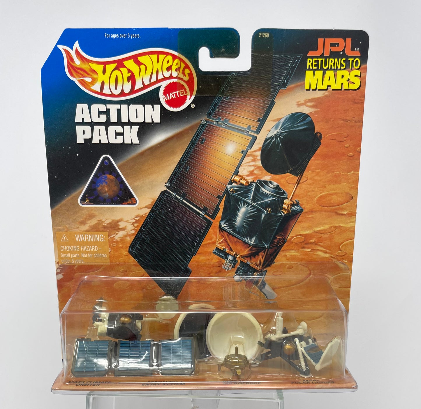 HOT WHEELS - ACTION PACK - JPL RETURNS TO MARS - #21260 - MATTEL 1999