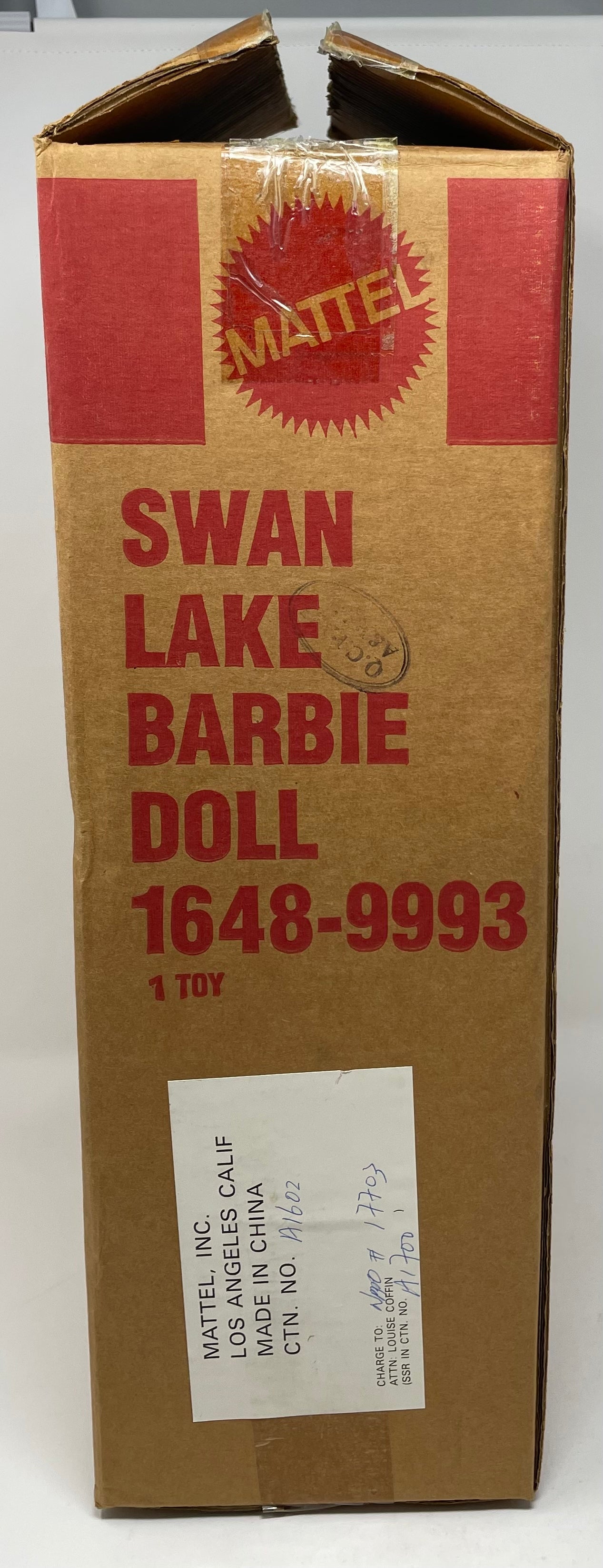 SWAN LAKE BARBIE DOLL - #1648 - MATTEL 1991