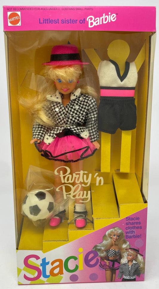 LITTLEST SISTER OF BARBIE - PARTY 'N PLAY STACIE - #4311 - BLONDE - MATTEL 1992