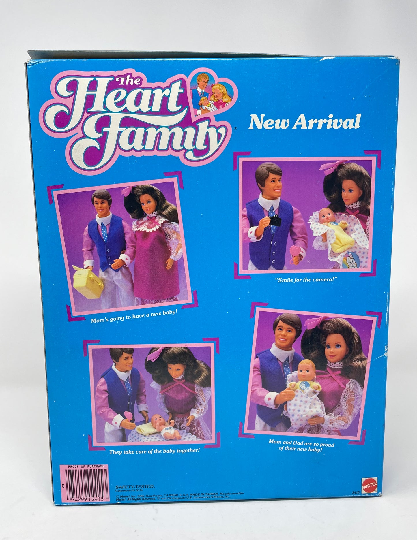 NEW ARRIVAL SET - THE HEART FAMILY - #2415 - MATTEL 1985