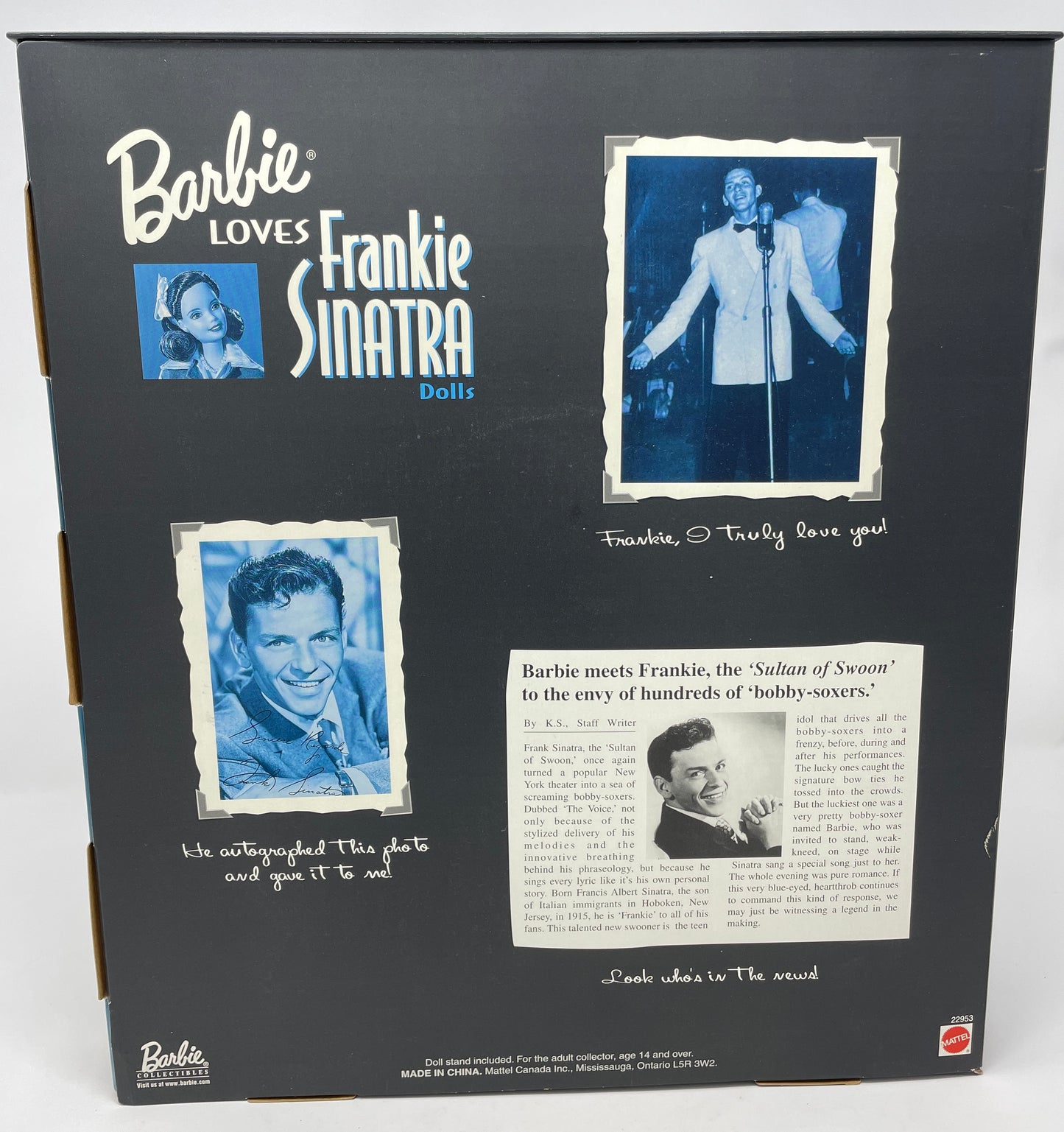 BARBIE LOVES FRANKIE SINATRA GIFTSET - #22953 - MATTEL 1999