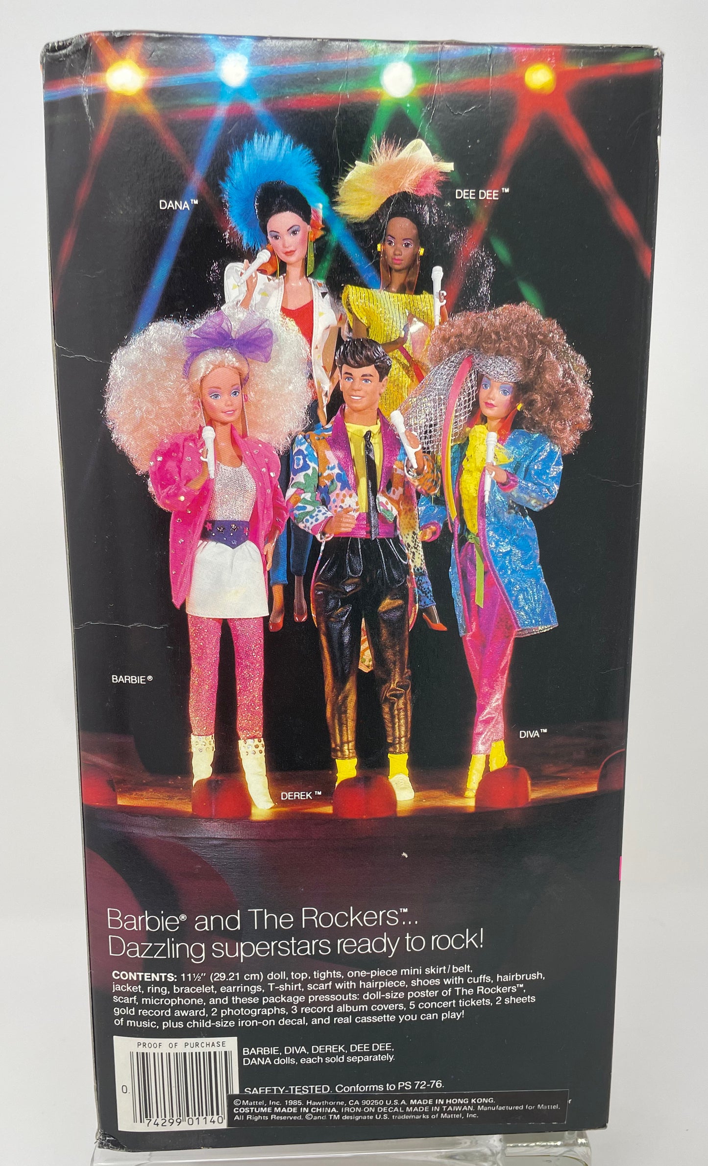 Barbie and the Rockers Dana Doll 1986 Mattel #3158 NEW - We-R-Toys