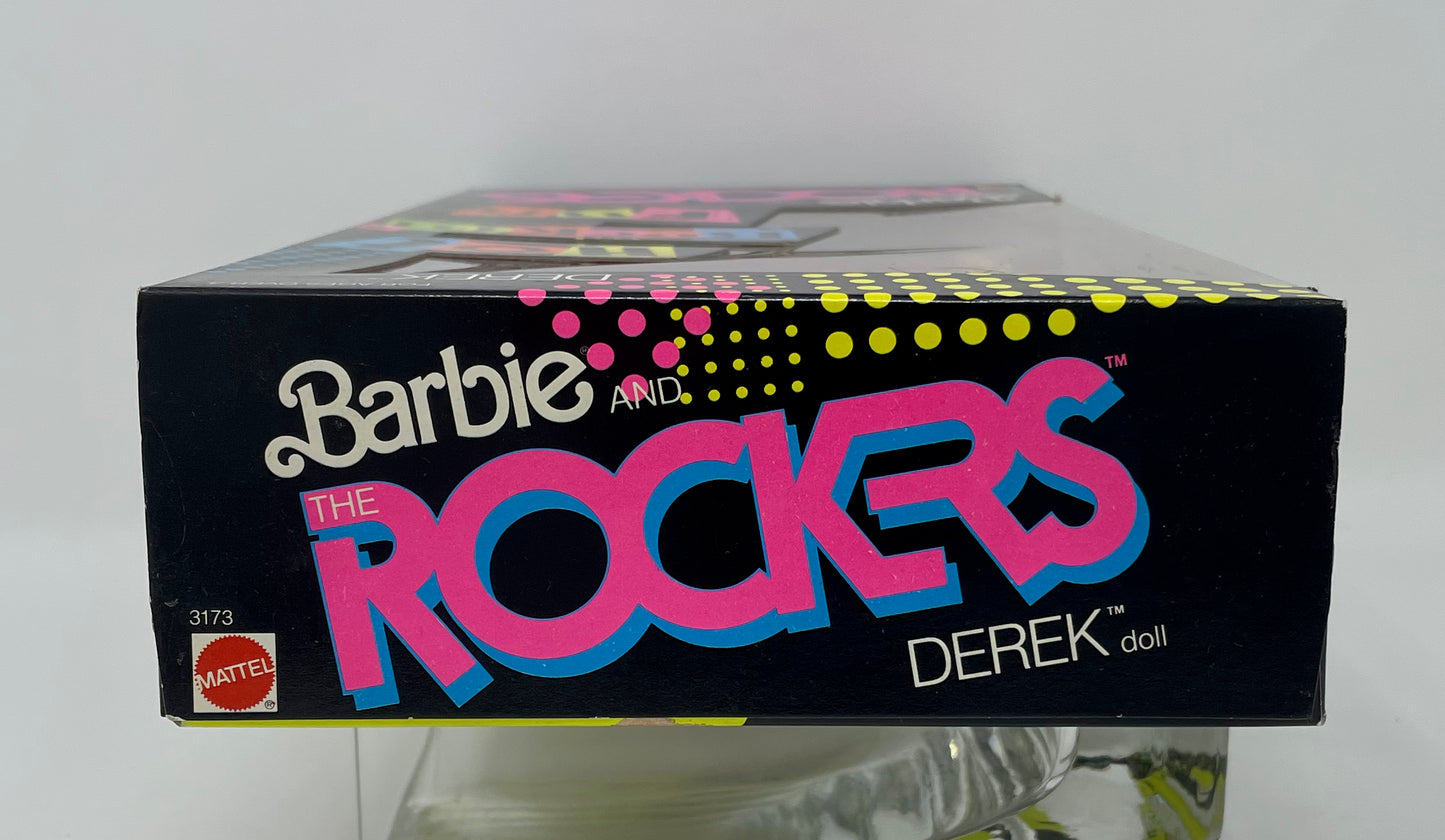 BARBIE AND THE ROCKERS - DEREK - HOT ROCKIN' FUN #3173- MATTEL 1986