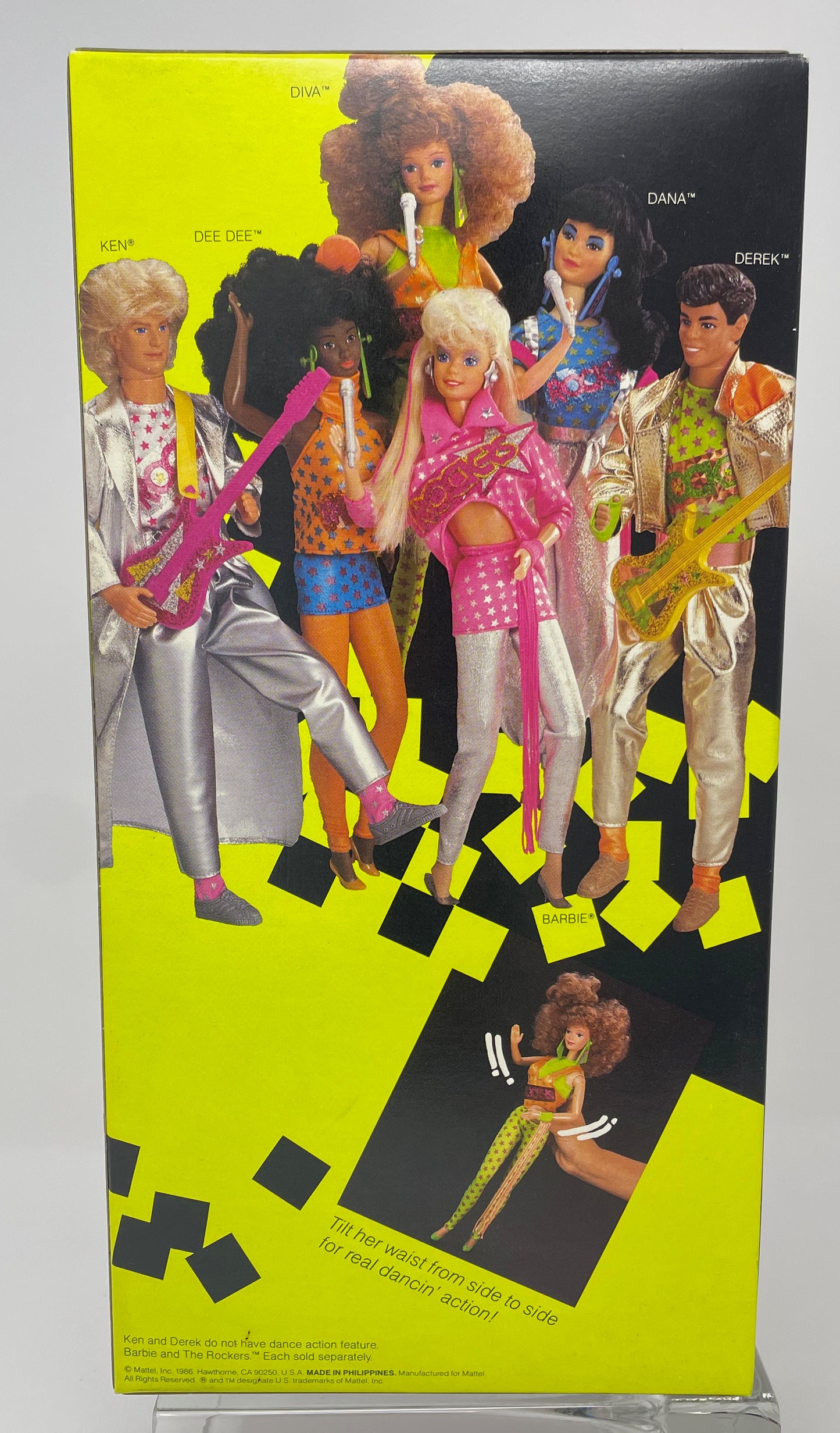 BARBIE AND THE ROCKERS - DIVA - REAL DANCING ACTION #3159 - MATTEL 1986