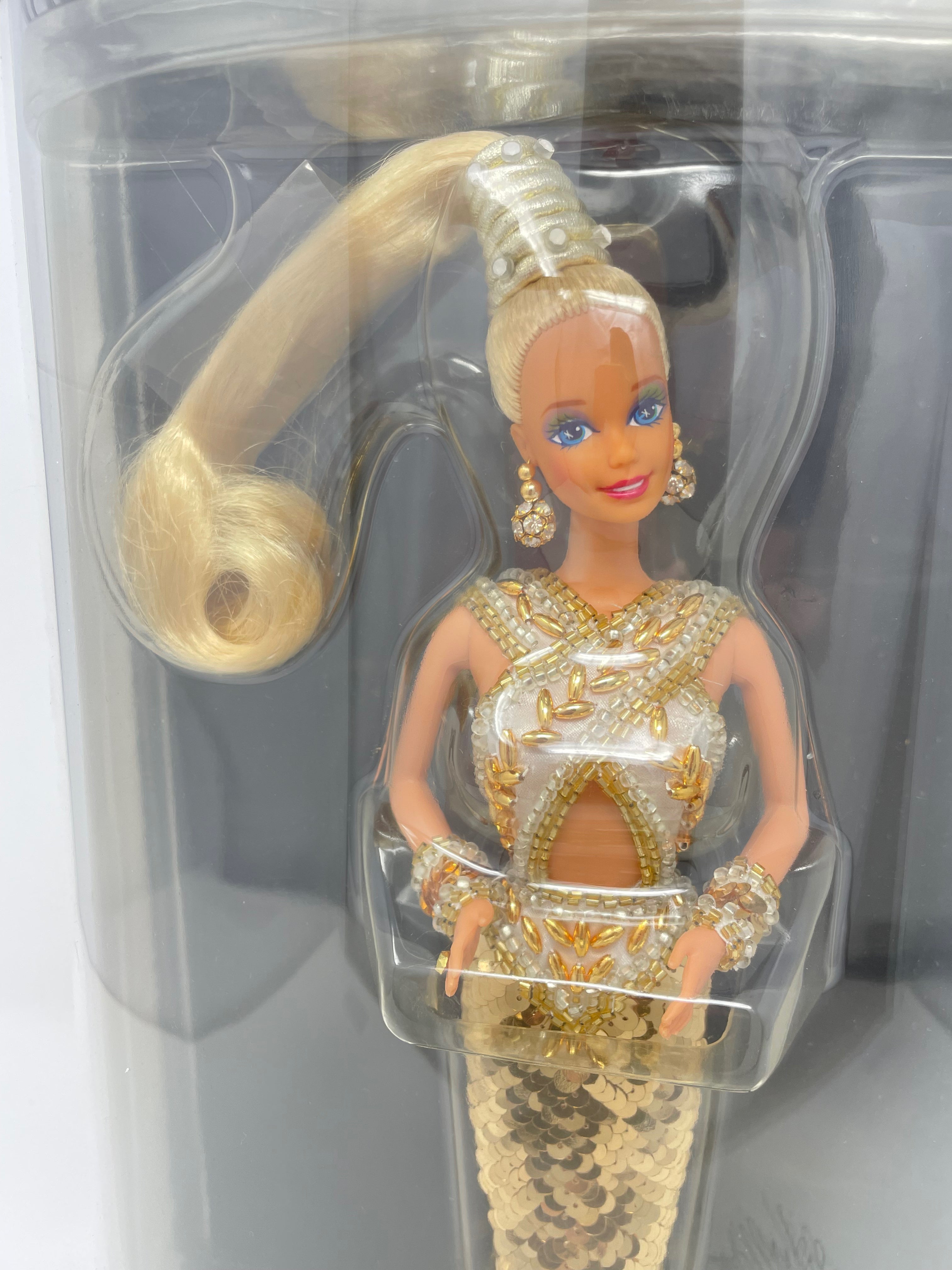 1990 Bob Mackie retailer Gold Barbie