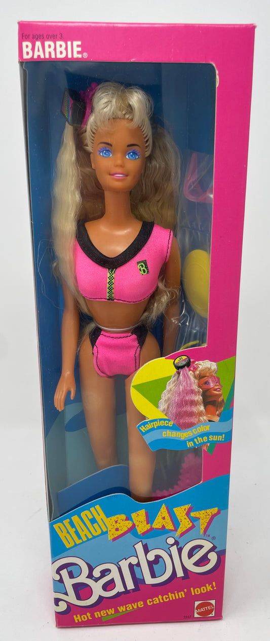 BEACH BLAST BARBIE - BLONDE - #3237 - MATTEL 1989