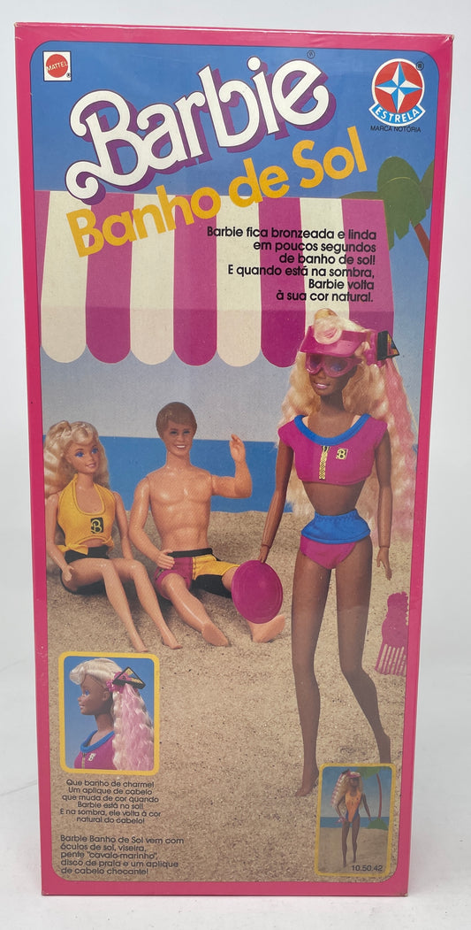 BARBIE BANHO DE SOL - ESTRELA MADE IN BRAZIL #10.50.42 - MATTEL 1989