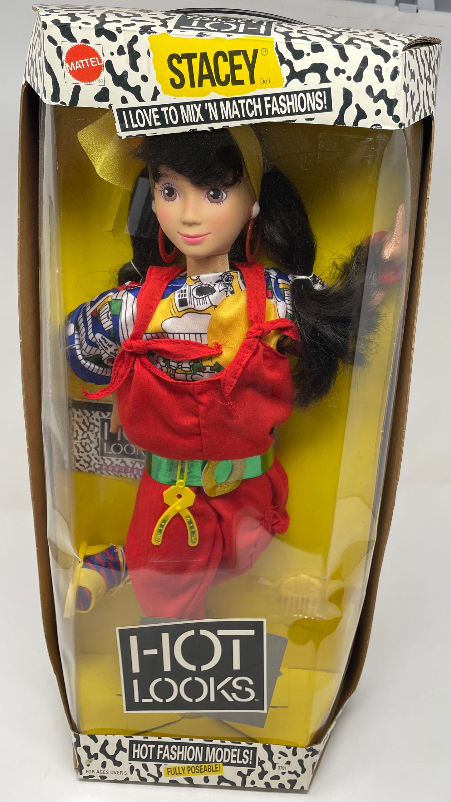 HOT LOOKS STACEY -18 INCHES TALL - #3701 - MATTEL 1986