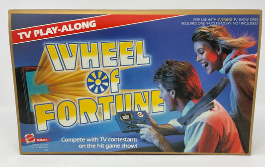 TV PLAY-ALONG WHEEL OF FORTUNE - ELECTRONIC GAME - #7860 - MATTEL GAMES 1988