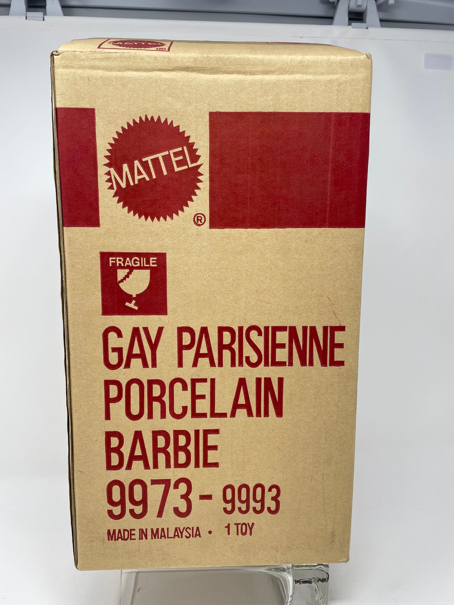 GAY PARISIENNE PORCELAIN BARBIE - #9973 - MATTEL 1991