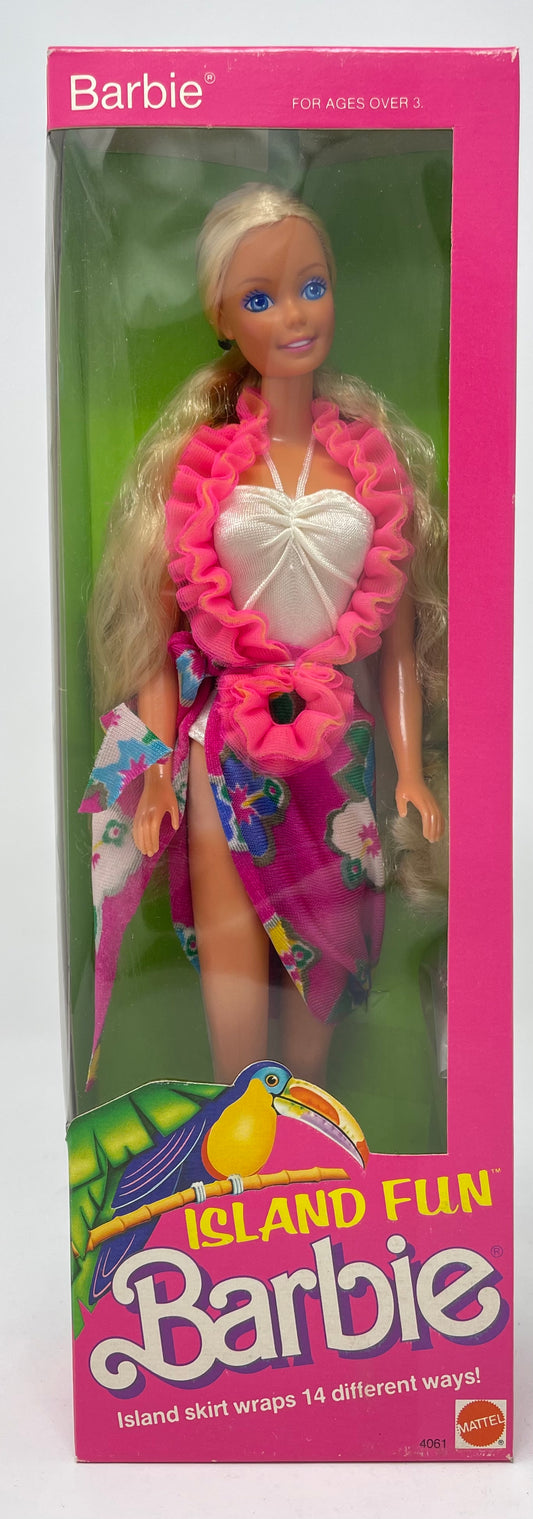 ISLAND FUN BARBIE - BLONDE - #4061 - MATTEL 1987 (1 OF 2)