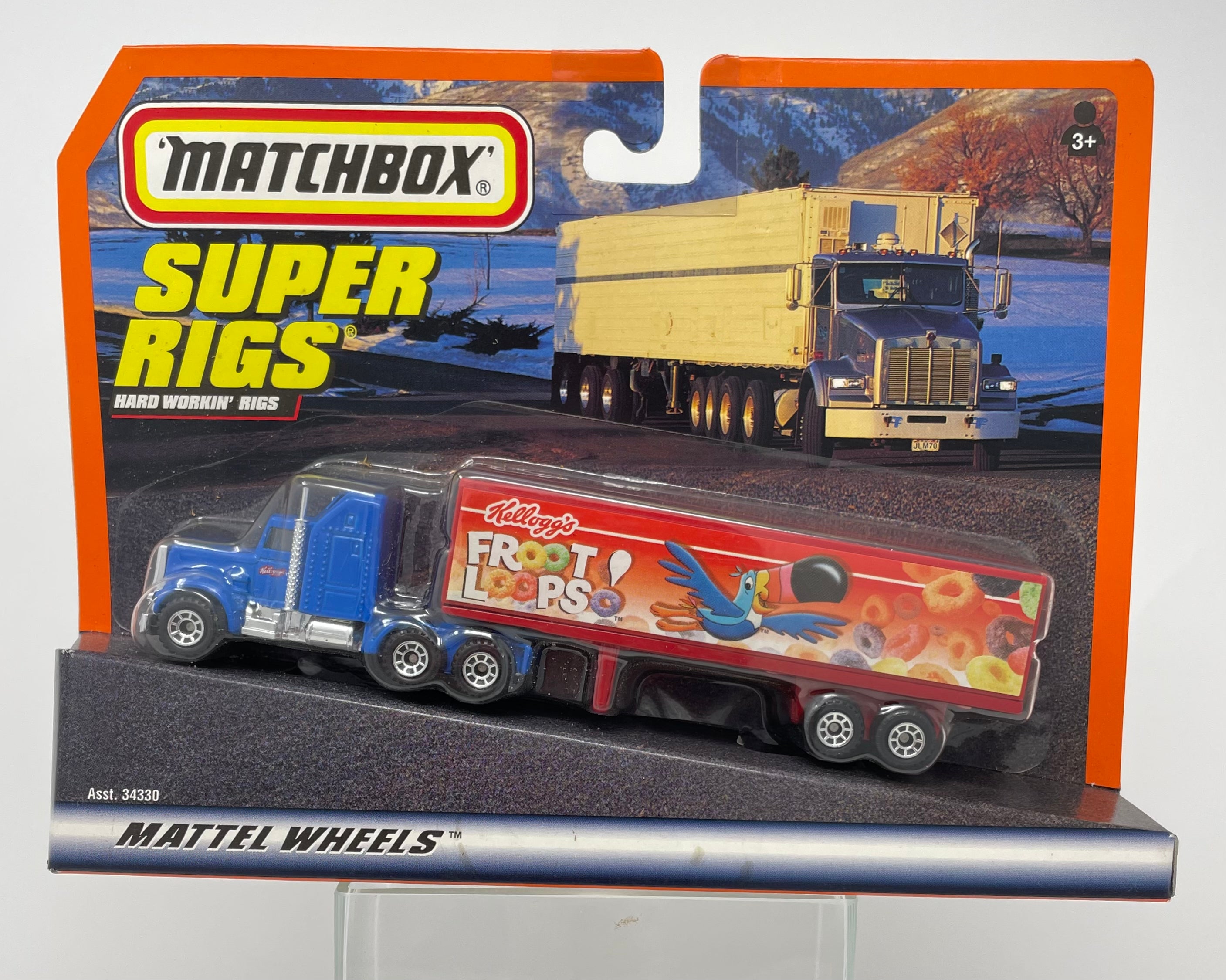 HOT WHEELS - MATCHBOX SUPER RIGS - KELLOG’S FROOT LOOPS - MATTEL 1998 ...