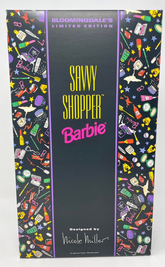 SAVVY SHOPPER BARBIE DESIGNED BY NICOLE MILLER - BLOOMINGDALE'S LIMITED EDITION - #12152 - MATTEL 1994