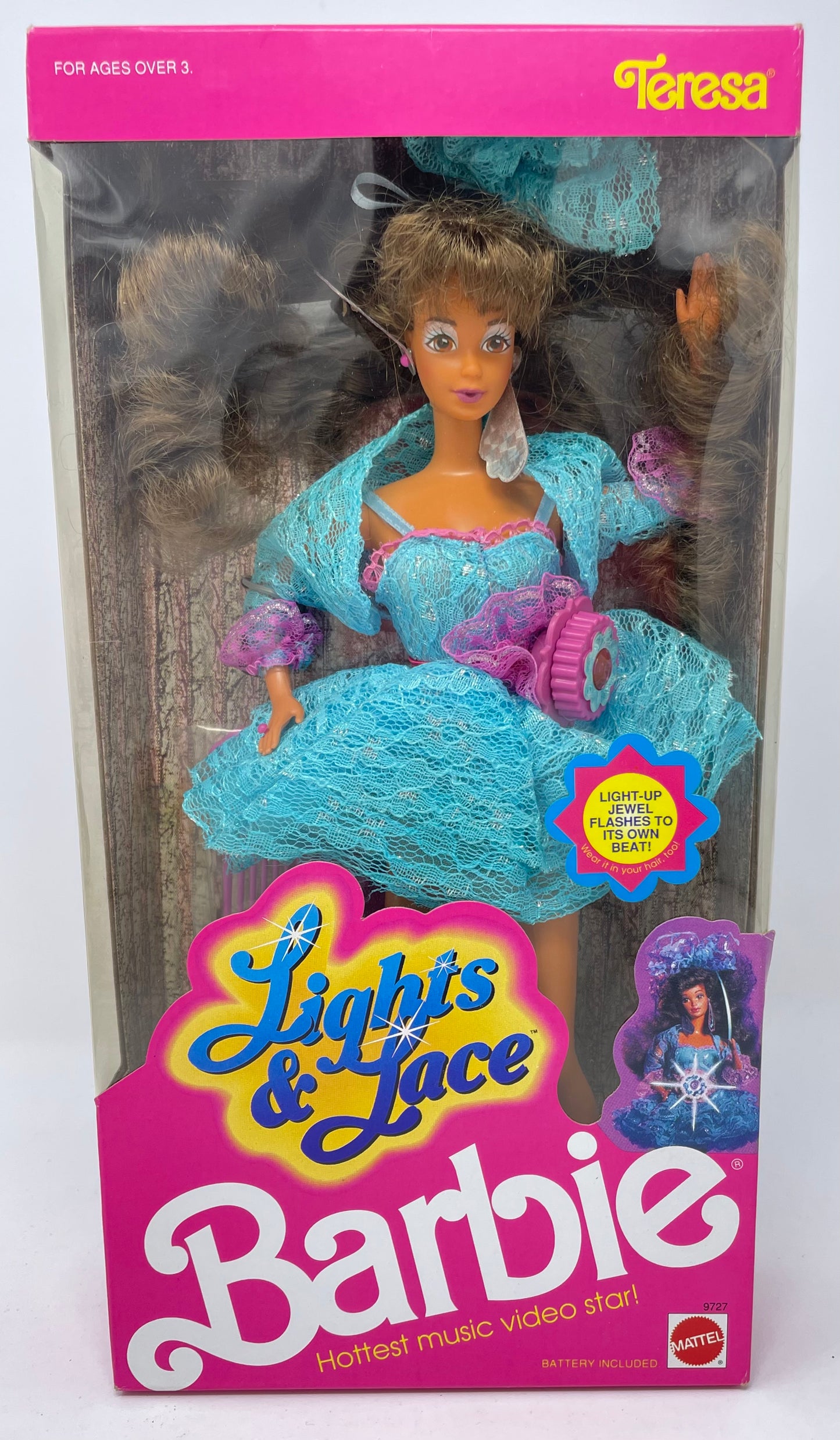 THERESA - LIGHTS AND LACE BARBIE - #9727 - MATTEL 1990