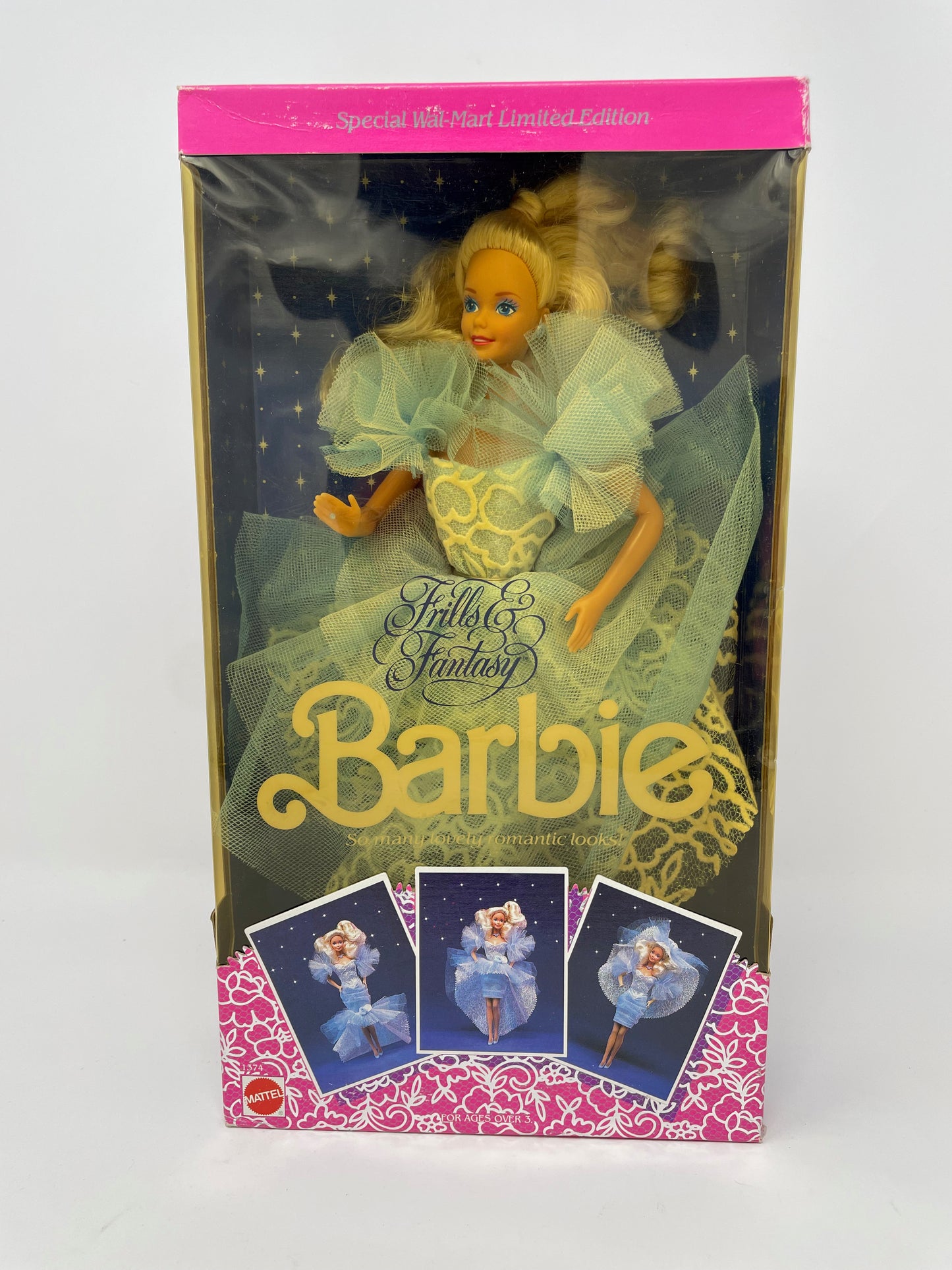 BARBIE - FRILLS AND FANTASY BARBIE *SPECIAL WAL MART LIMITED EDITION - MATTEL 1988