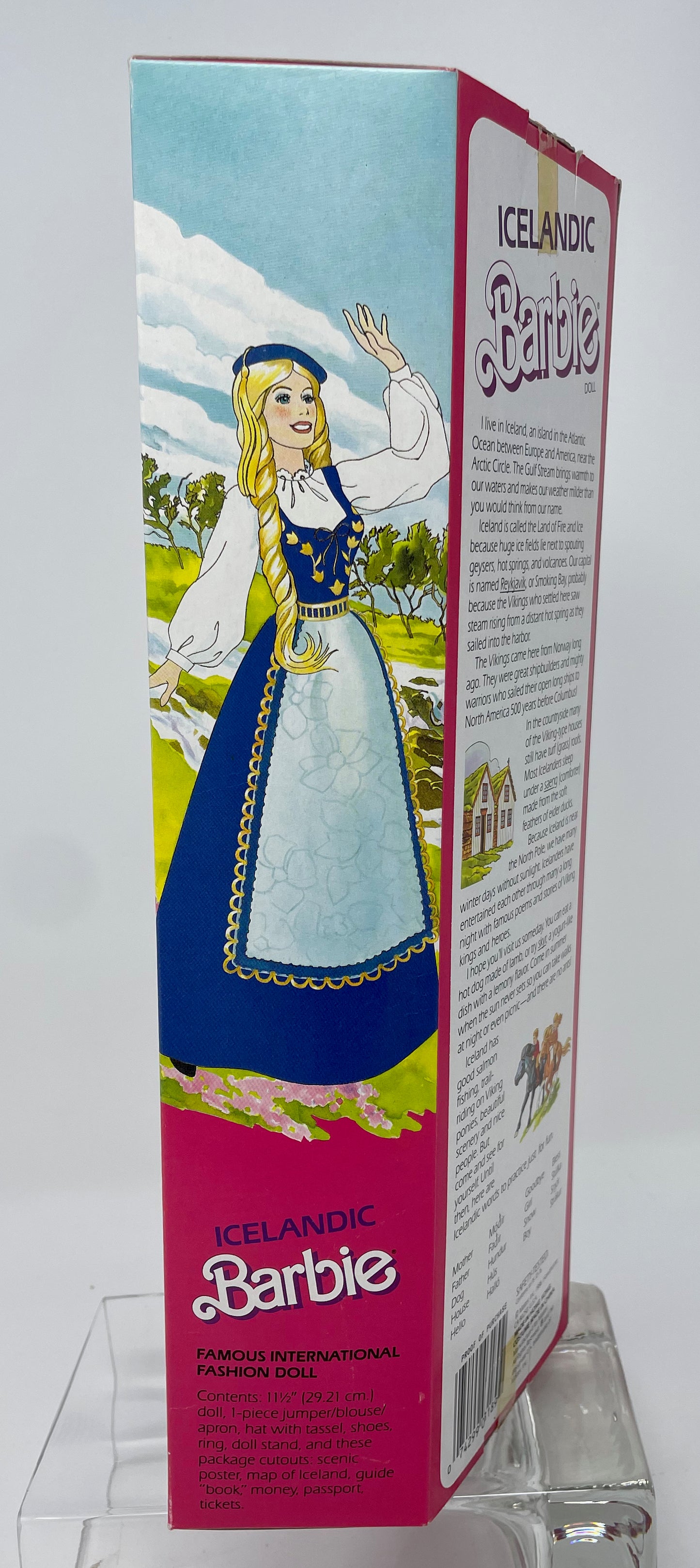 ICELANDIC BARBIE - BARBIE DOLLS OF THE WORLD - MATTEL 1986