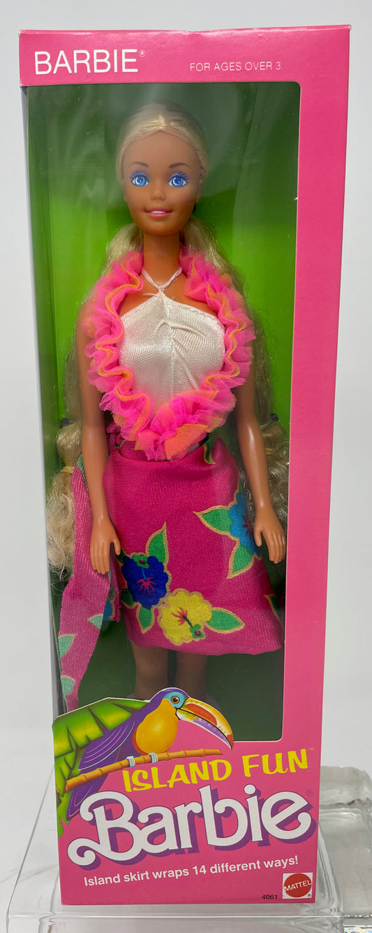 ISLAND FUN BARBIE - BLONDE - #4061 - MATTEL 1987 (2 OF 2)